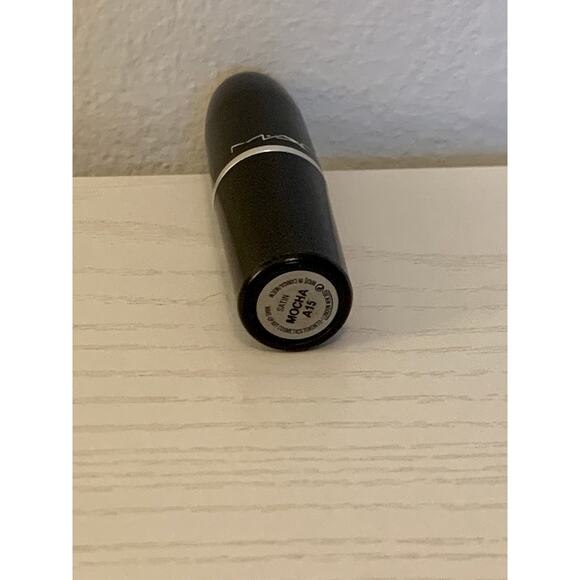 MAC Satin Lipstick MOCHA # 813 Full Size *SEE PHOTOS* Nude Brown Discontinued - Picture 3 of 8